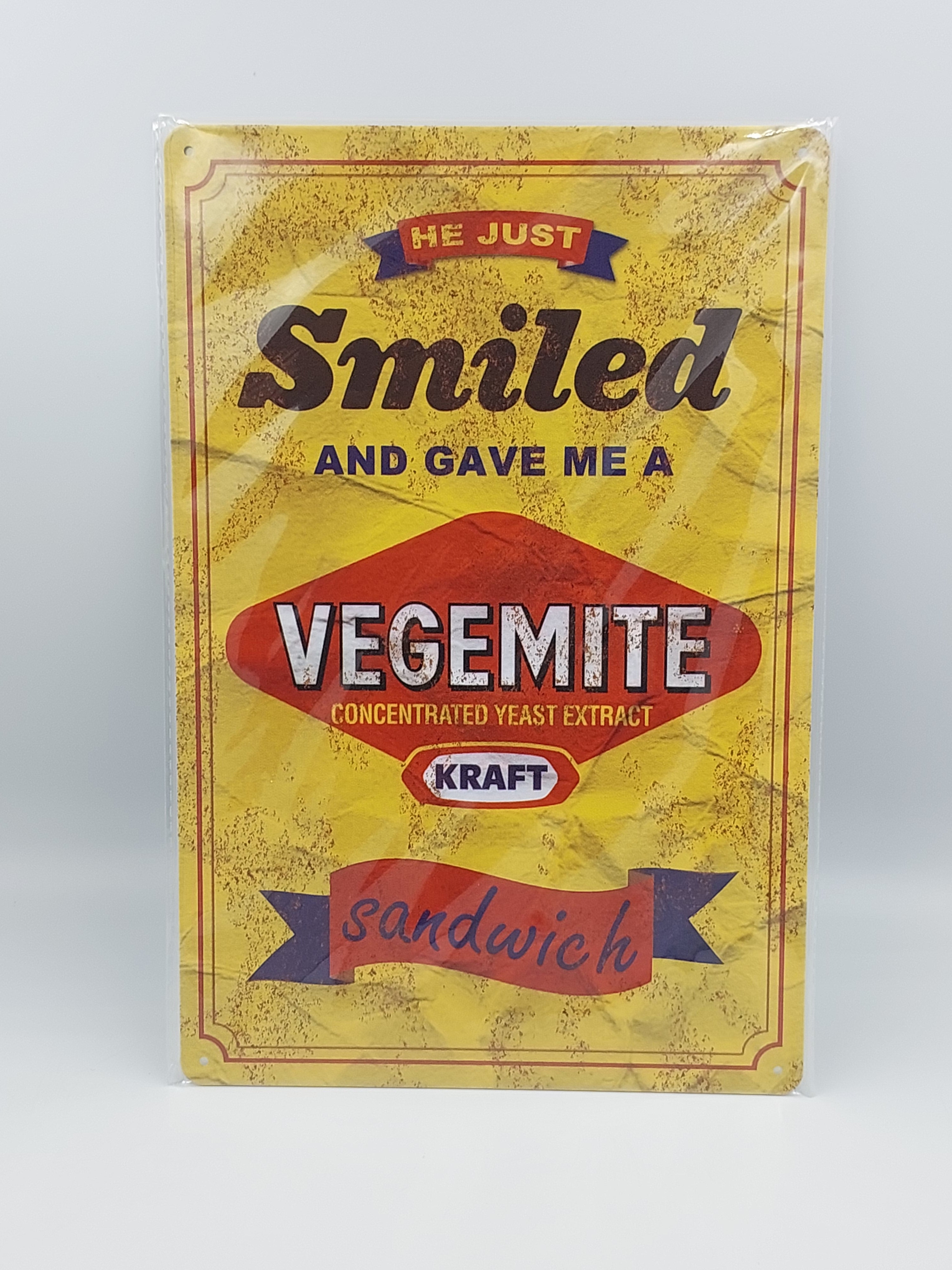 VEGEMITE TIN SIGN